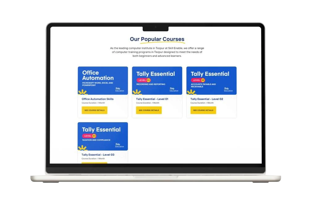 computer courses in Tezpur